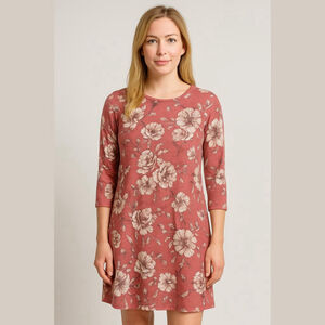 Elana Nouvelle Floral Dress Pink Size Medium
